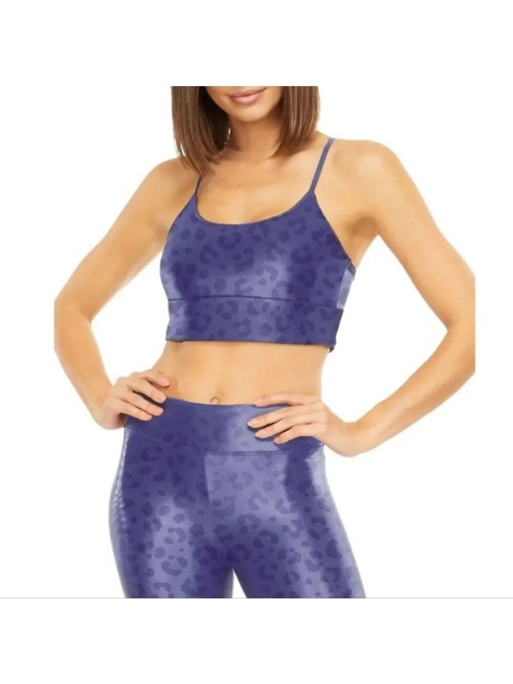 Koral Norah Infinity Sports Bra in Iris Leopard